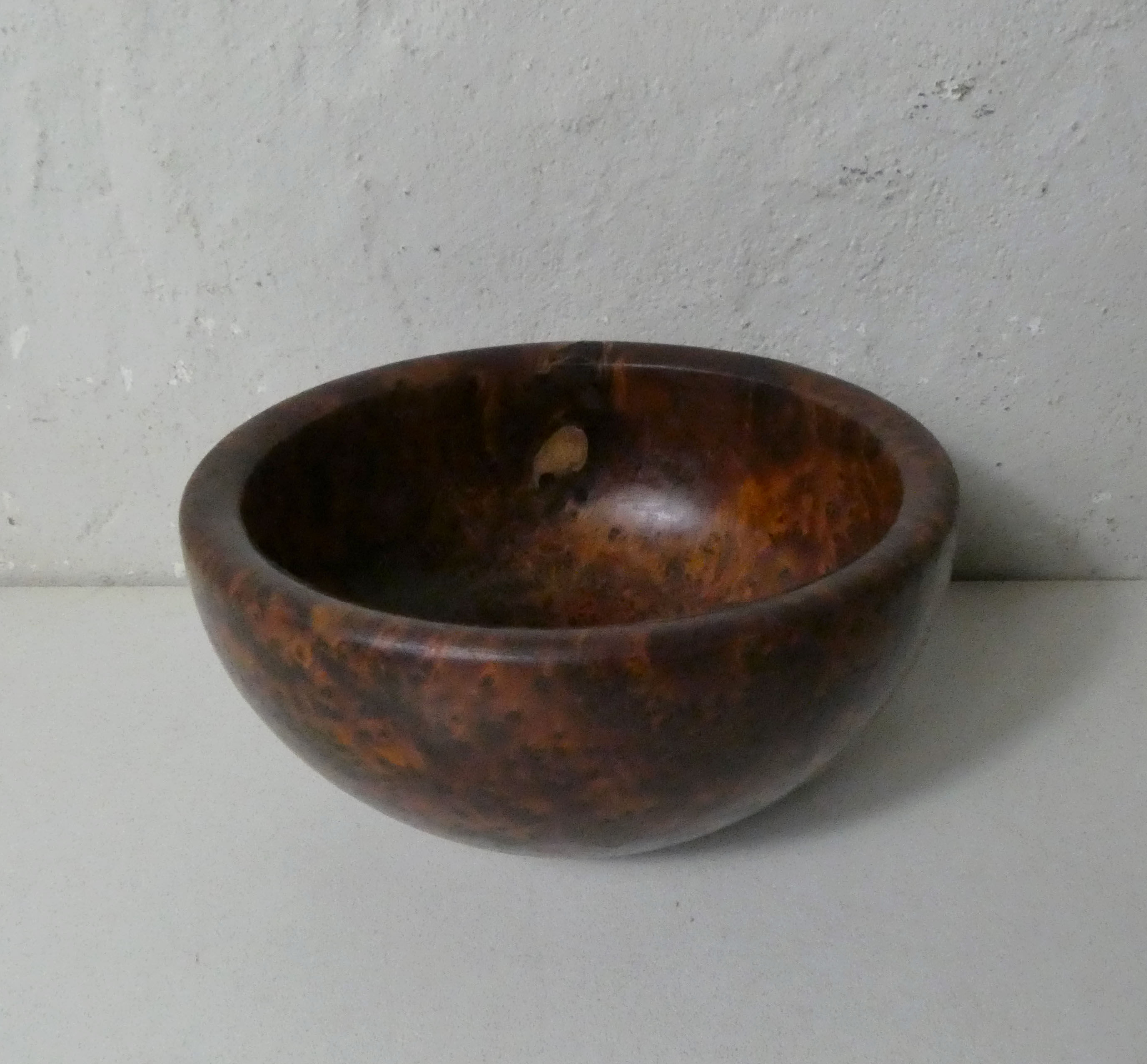 2 wooden bowls turned