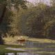 Table "Boat over the water" HST/P middle XXth and frame
