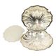 Silver-Plated Shell Butter Dish Caviar Holder Made in England