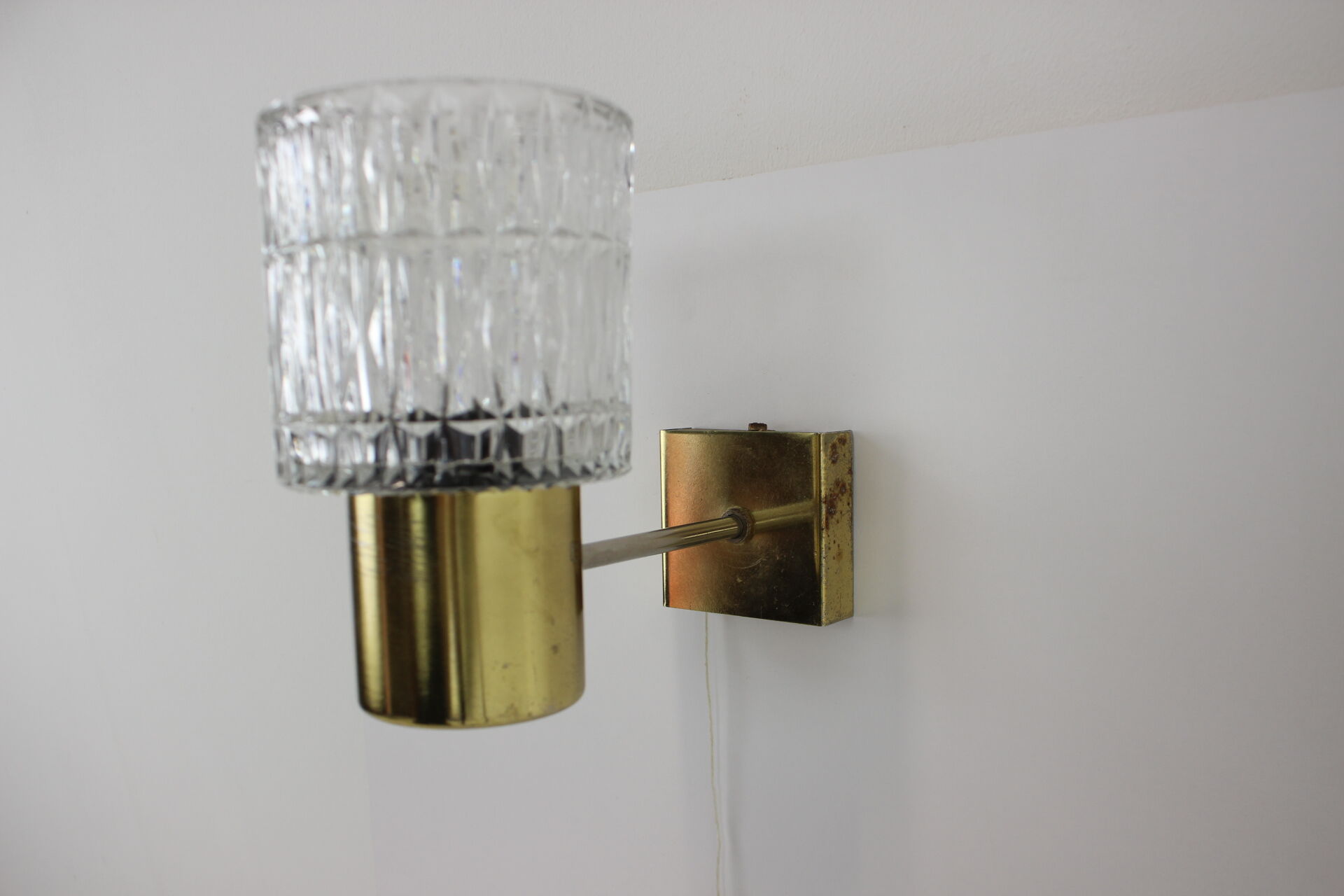 Wall Lamp by Kamenicky Senov, 1970s Czechoslovakia
