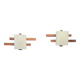Pair of Scandinavian wall lights