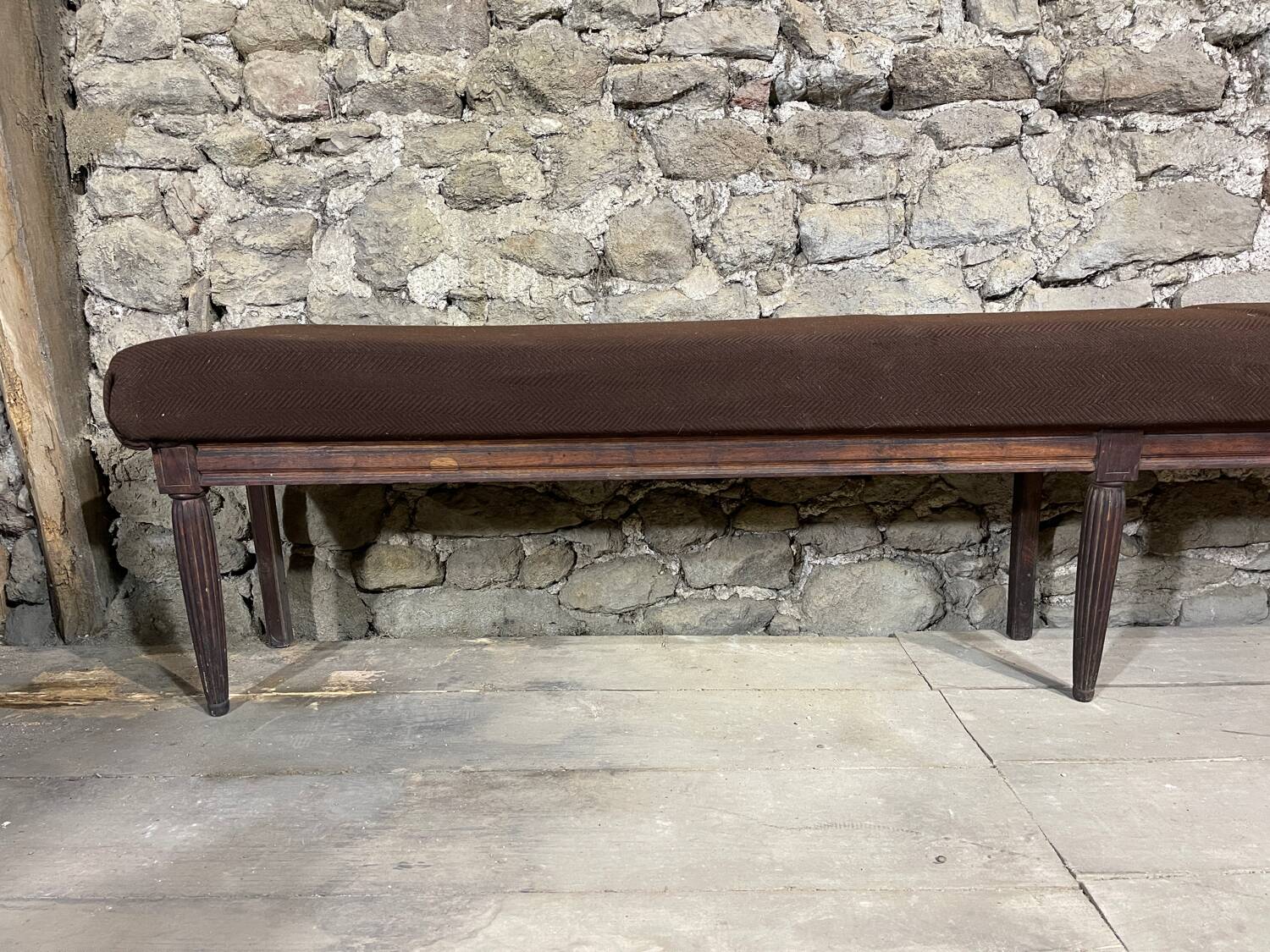 Parisian bistro bench