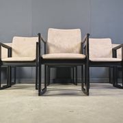 Set of 6 vintage dining chairs attributed to Tobia Scarpa, 1970s