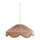 Cosette "classic linen" plain floral pendant light