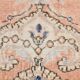 Faded Salmon Vintage Large Antique Rug For Living Room, 261x350 Cm