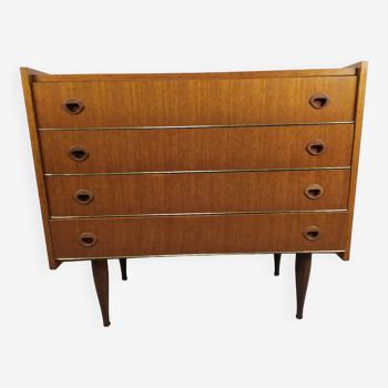 Scandinavian teak chest of drawers