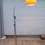 Vintage height adjustable arch floor lamp 1960s-70s