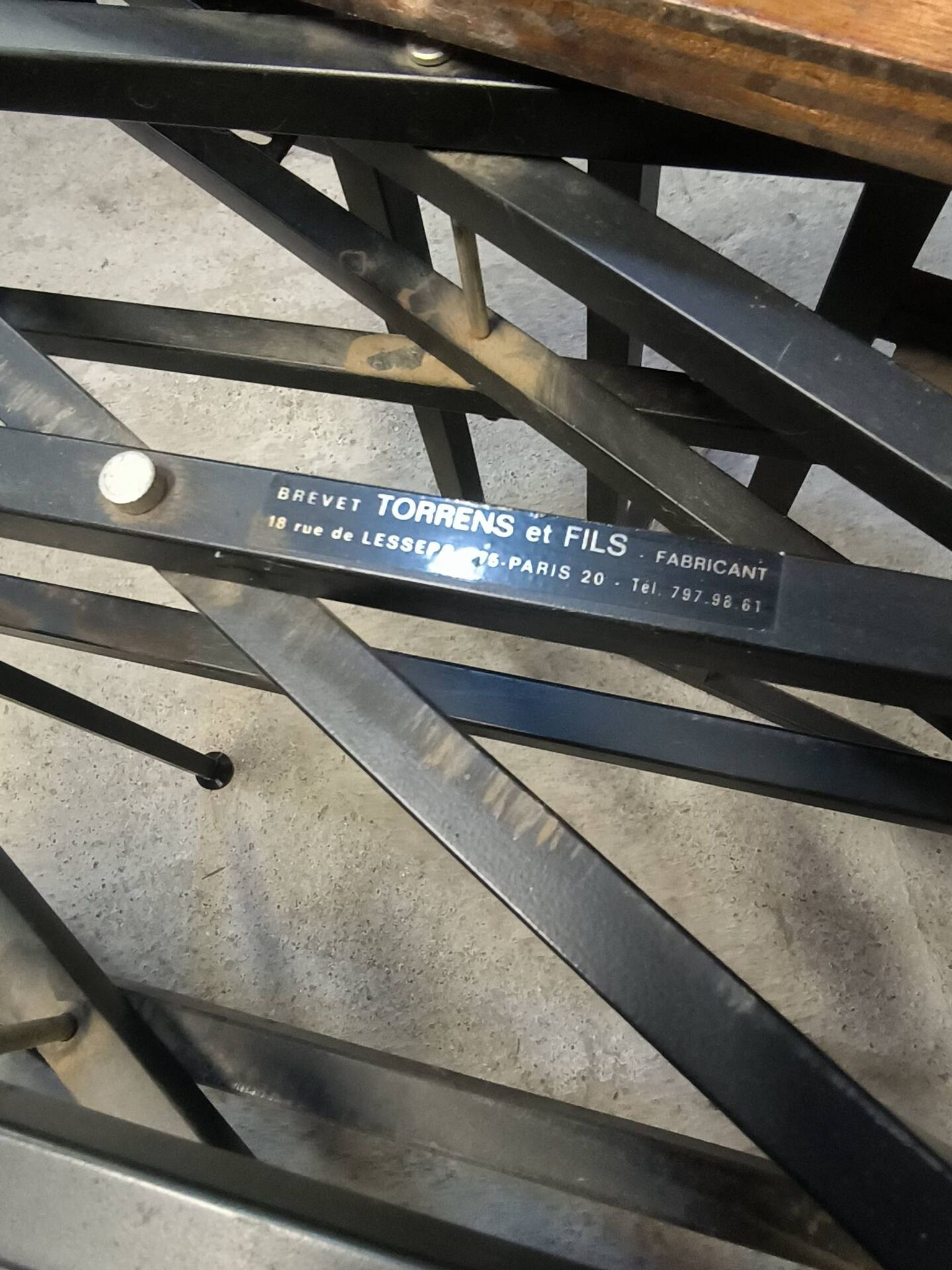 Table extensible torrens fils paris 1950/60