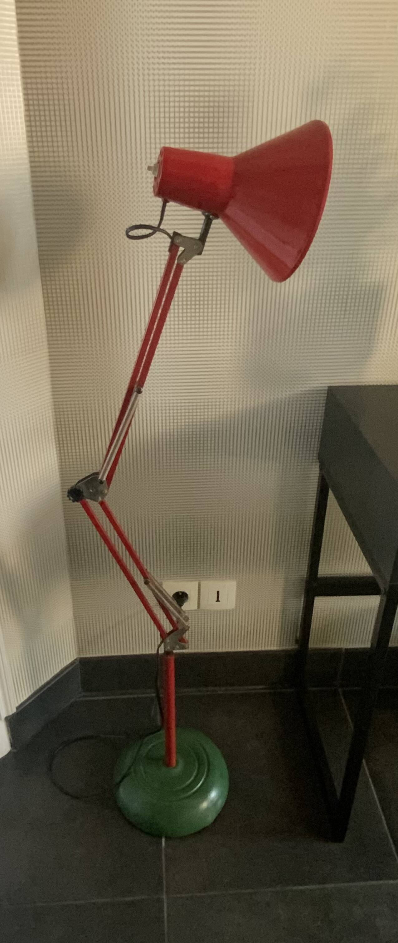Vintage industrial floor lamp