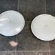 Vintage ceiling lamp with acrylic striped shade
