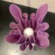 Purple draped lamp