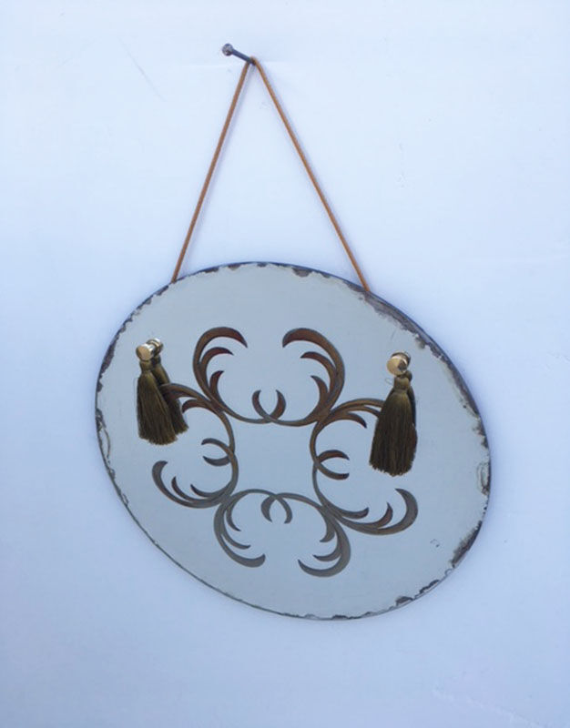 Beveled mirror 35x35cm