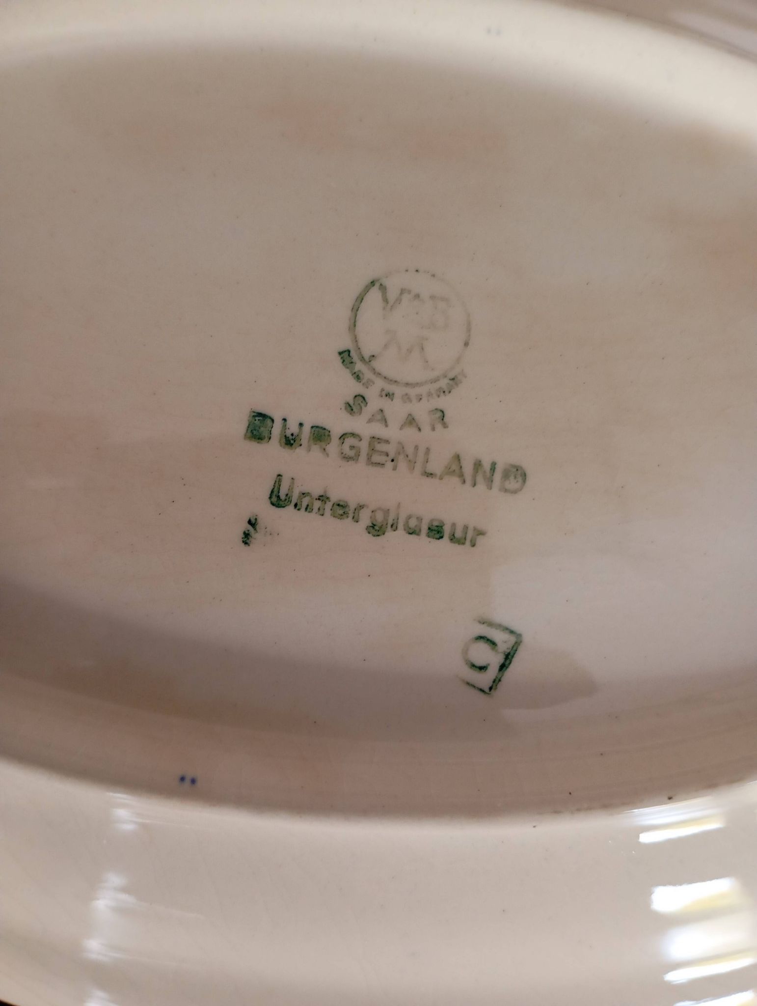 "Burgenland" blue bowls Villeroy & Boch Mettlach