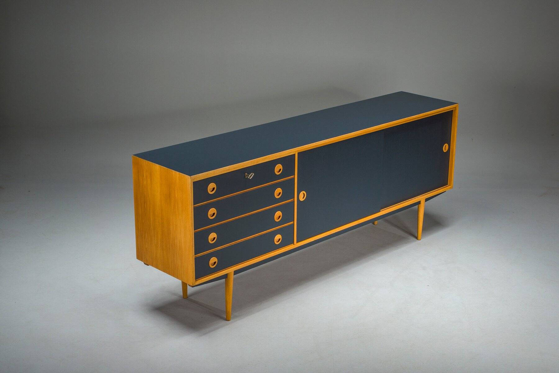 Mid-century modern pine sideboard from Musterring International, 1960s