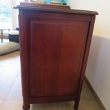 Rare - 6 drawer chest of drawers - mahogany - Louis xvi style - spinning top feet