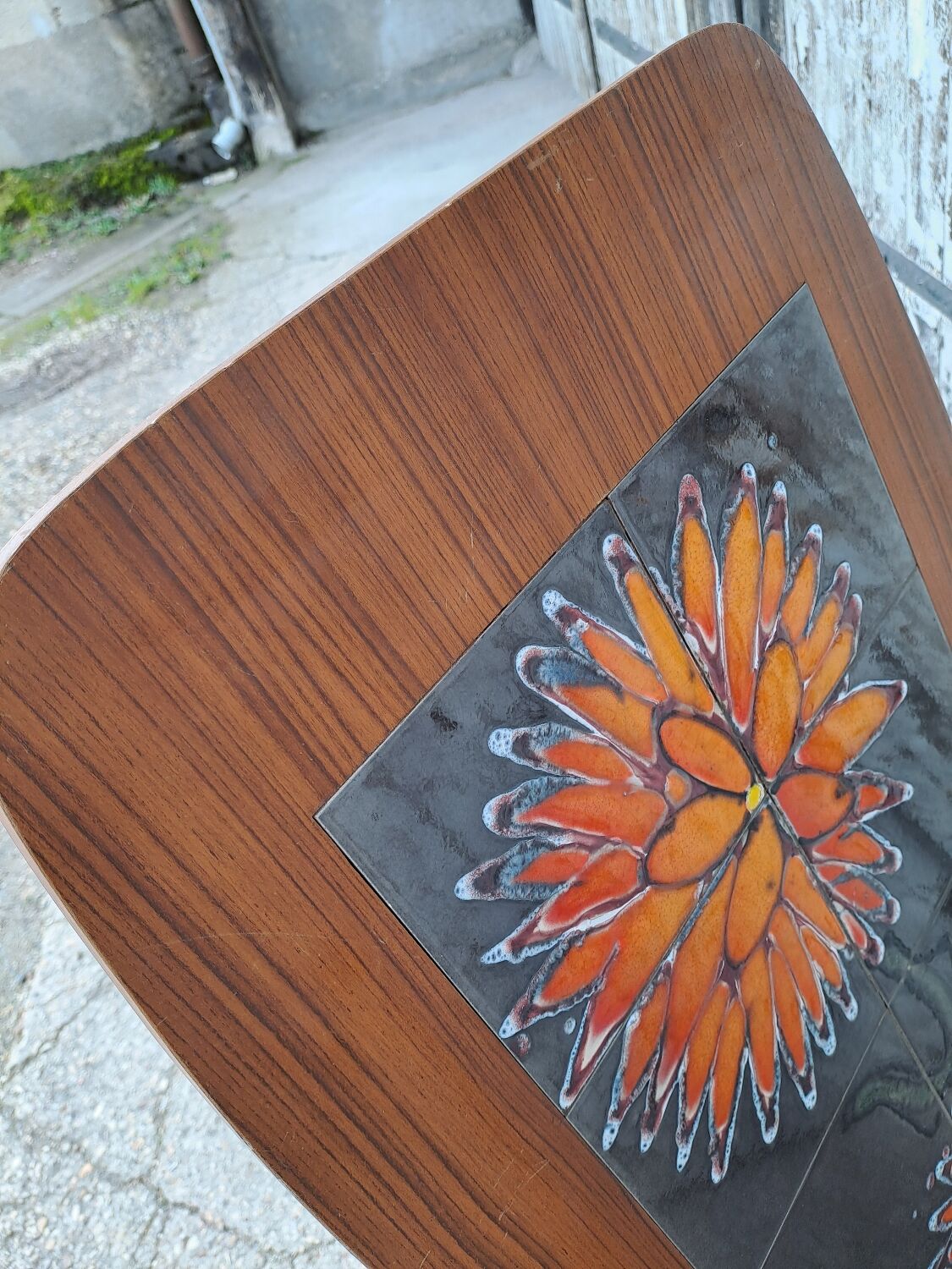 Vintage mosaic coffee table