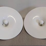 Pair of tulip pendants by Thorn Lighting, England circa 1970.