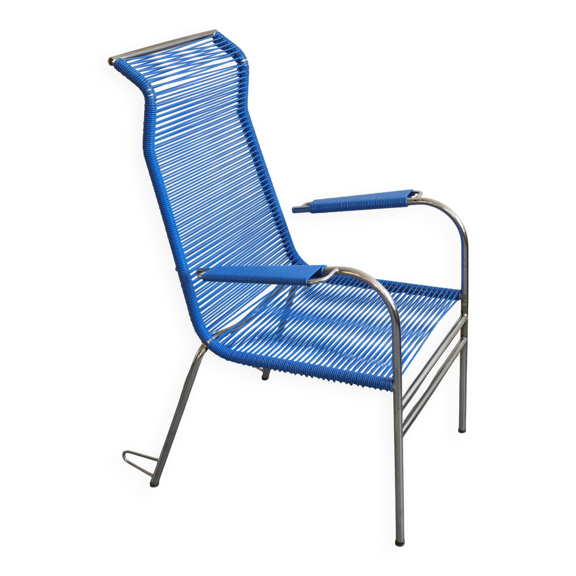 Vintage 1960s Scoubidou armchair