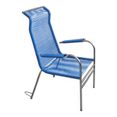Fauteuil scoubidou vintage 1960
