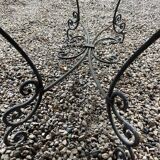 Table de jardin vintage fer forgé