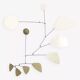 Brass and iron mobile sculpture
