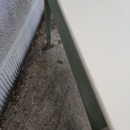 Console and two stools