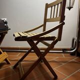 Chaise pliante vintage pour enfants, Italie, années 50