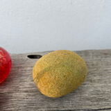 Fruits: grapes, tomatoes, oranges, cherries, kiwis in Murano glass