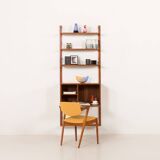 Scandinavian teak wall unit with a secretaire