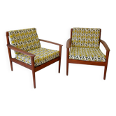 Fauteuils scandinaves vintage restaurés