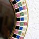 Vintage earthenware mirror 1970