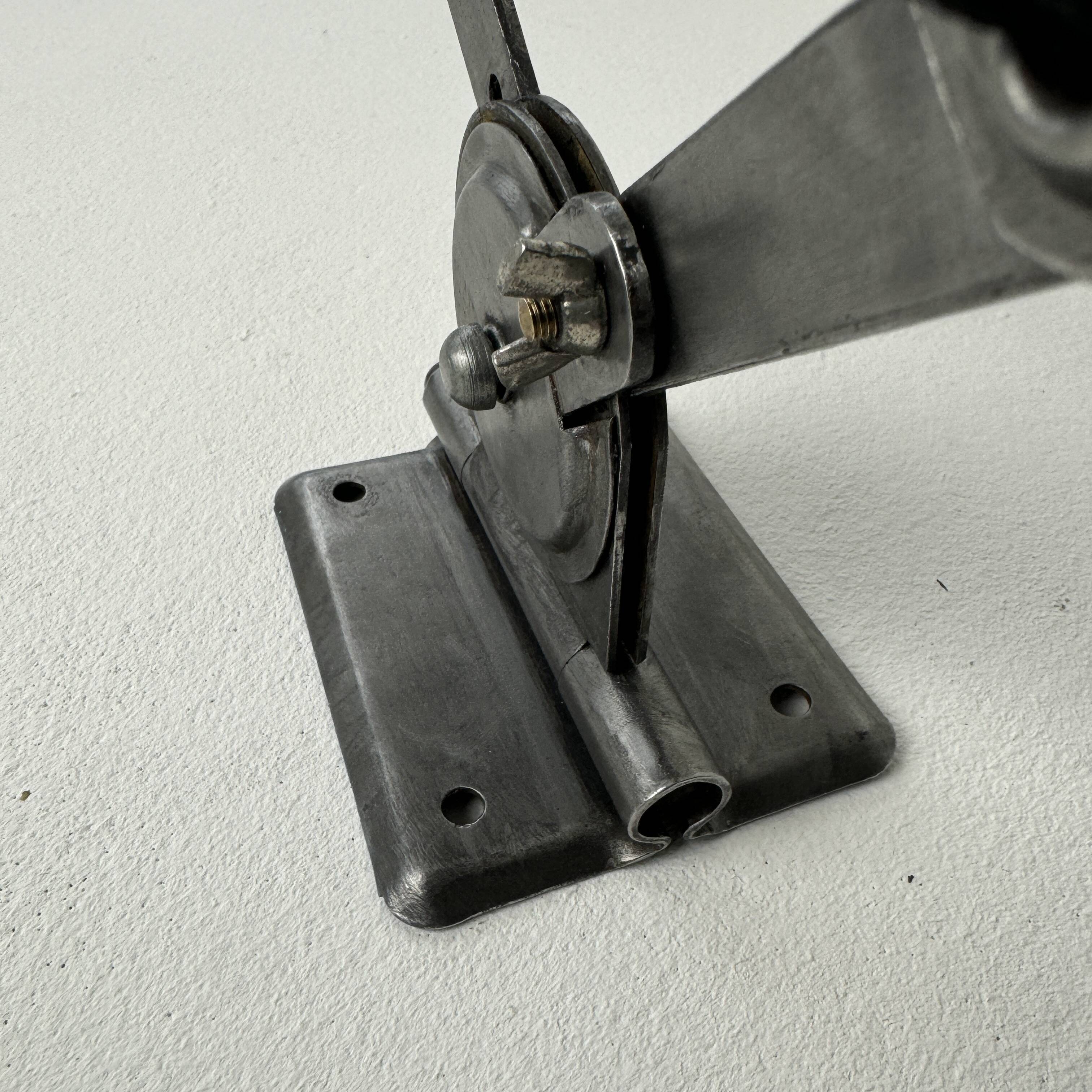 Antique bauhaus accordion wall lamp