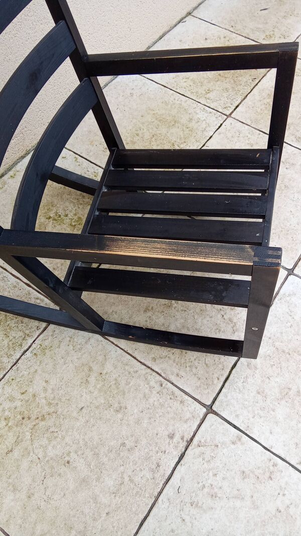 Rocking-chair en bois