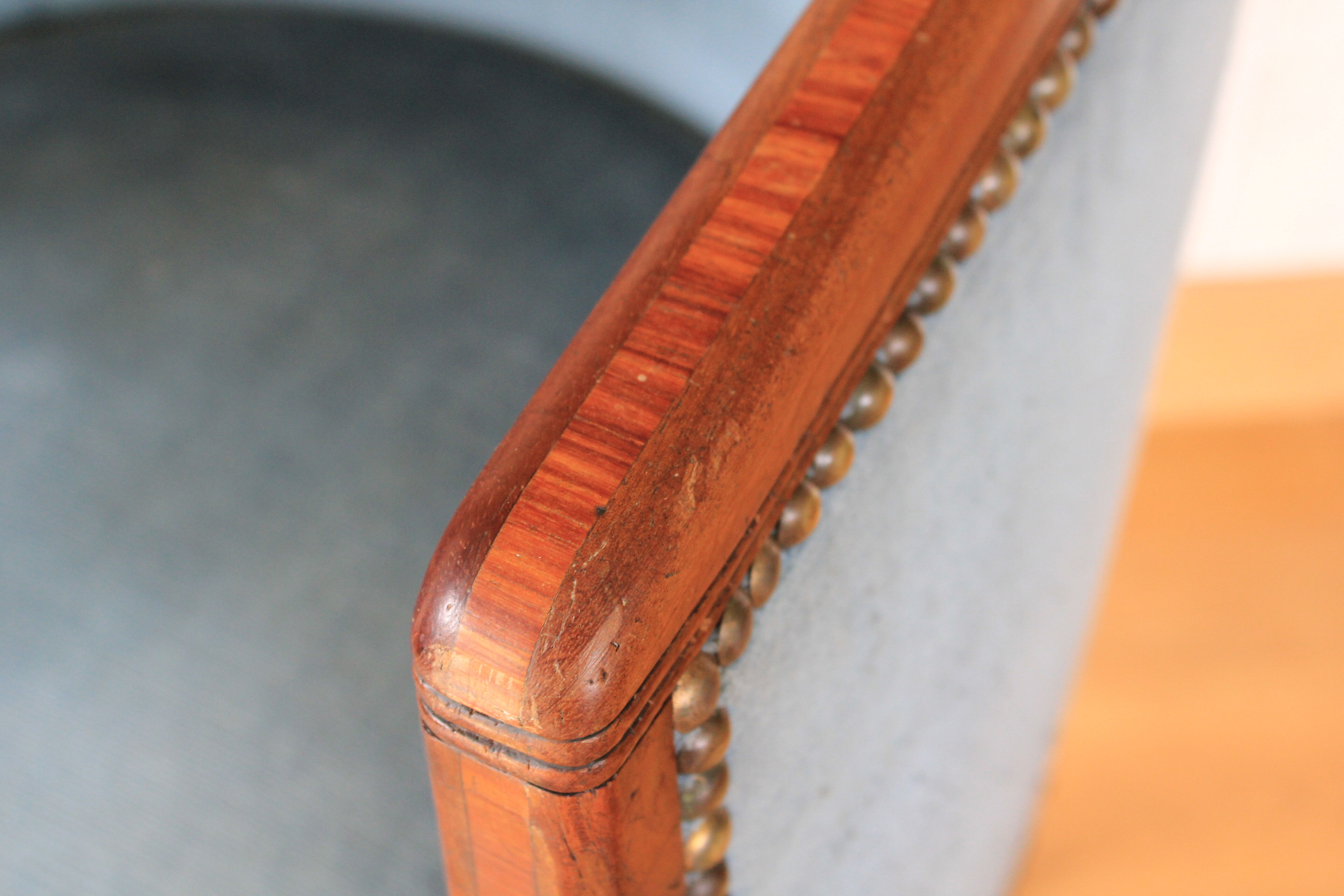 Fauteuil tonneau art déco