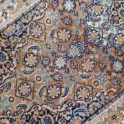 Vintage indian carpet tabriiz handmade 60cm x 177cm 1970s