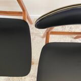Chic vintage pair of Scandinavian chairs
