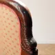 Restoration Empire period canapé bench in carved mahogany.