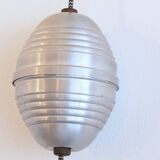Ancienne suspension en tôle émaillée d'atelier - monte et baisse