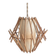 Vintage rattan pendant light