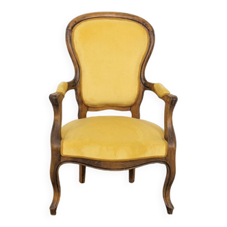 Fauteuil jaune vintage