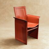 Ensemble de 6 chaises originales "Korium" par Tito Agnoli