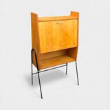 Vintage 1950s asymmetrical wall-mounted secretary desk
