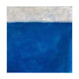 Tableau Bleu Blanc Abstrait