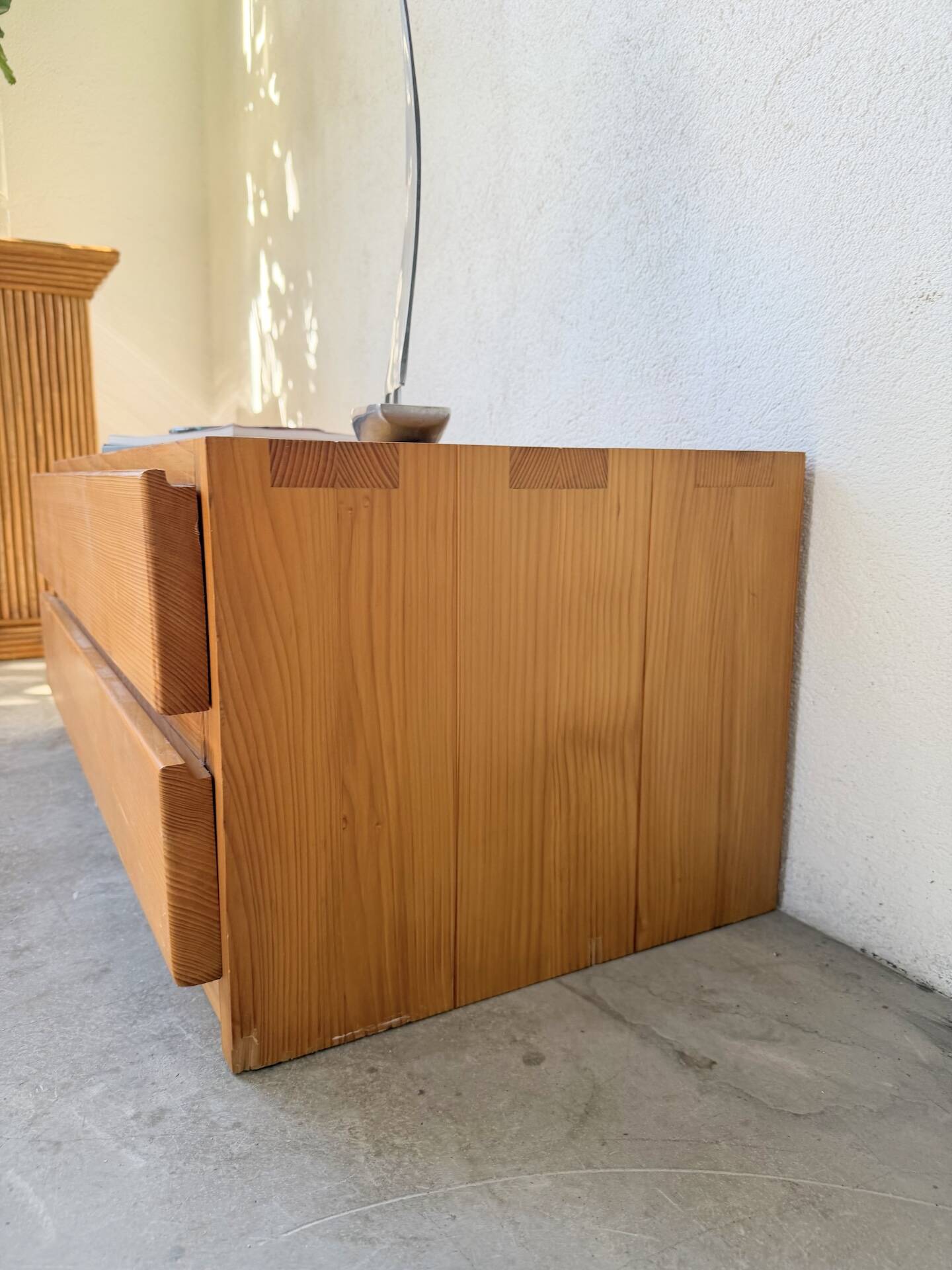 Bedside cabinet pine Maison Regain