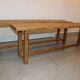 2 light oak benches