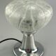 60s 70s table lamp bedside lamp chrome Doria glass space age design