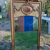 Antique trumeau mirror