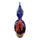 Blown glass bottle signed GAMBIER 1993