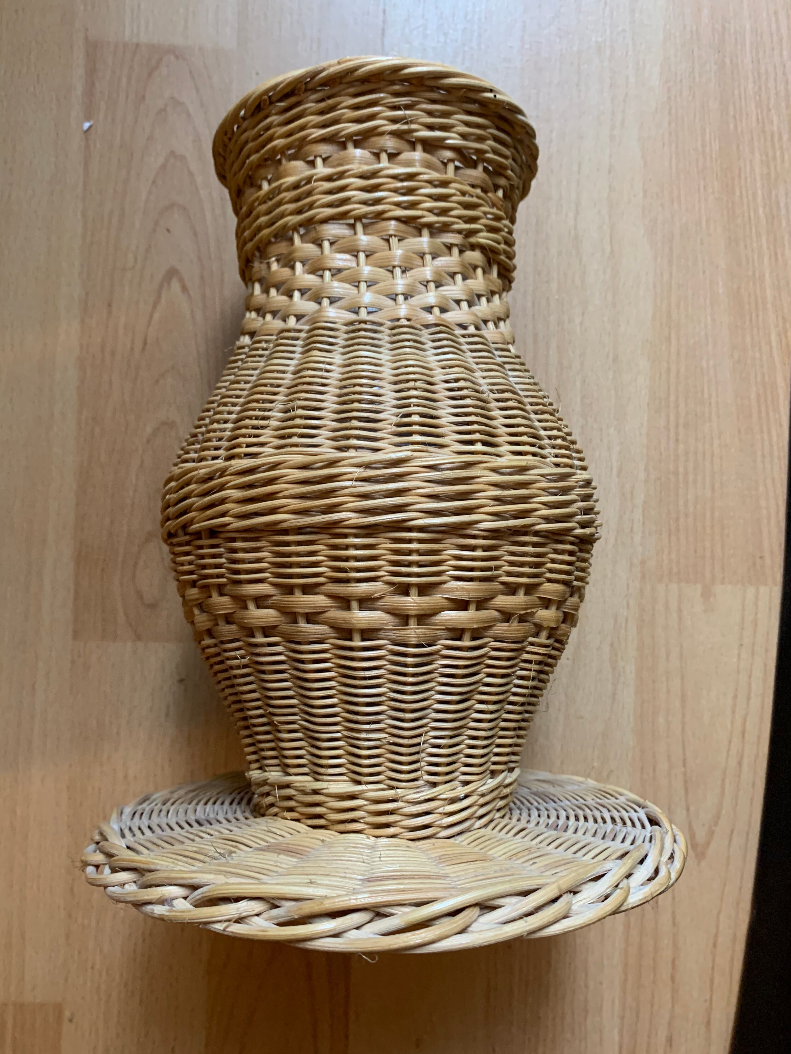 Rattan vase