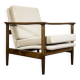 Fauteuil vintage par Edmund Homa, GFM, Pologne, années 1960